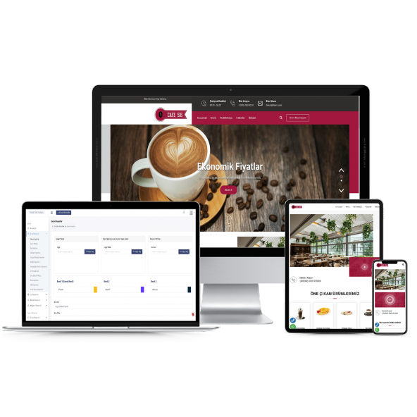 Cafe S16 Web Site Teması - 1