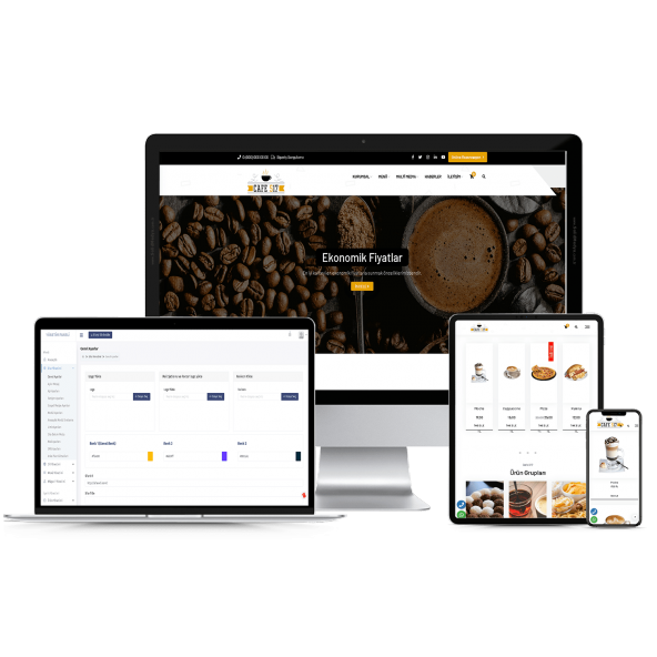 Cafe S17 Web Site Teması - 1