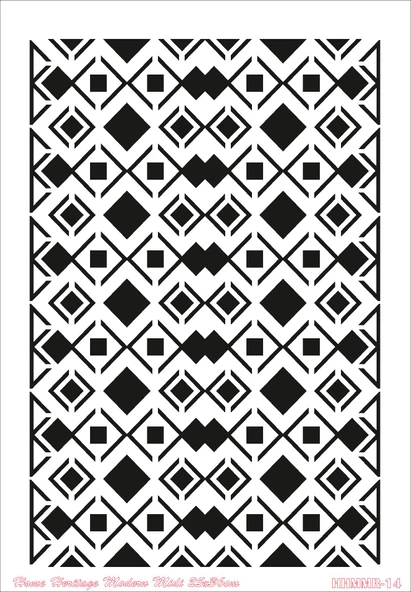 HOME HERITAGE MODERN MIDI 25X36CM HHMMR-14 STENCİL