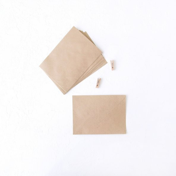 Kraft standart zarf, 13x18 cm  100 adet - 1