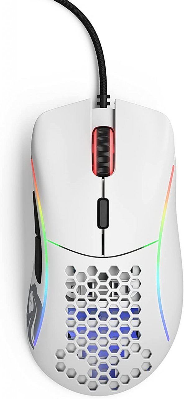 Glorious Model O Mouse Kablolu Mat Beyaz RGB Oyuncu Mouse GO-White - 3