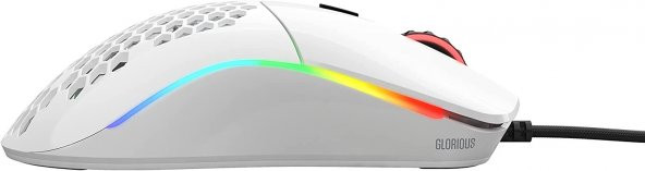Glorious Model O Mouse Kablolu Parlak Beyaz RGB Oyuncu Mouse GO-Gwhite - 2