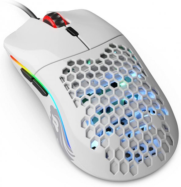 Glorious Model O Mouse Kablolu Parlak Beyaz RGB Oyuncu Mouse GO-Gwhite - 4