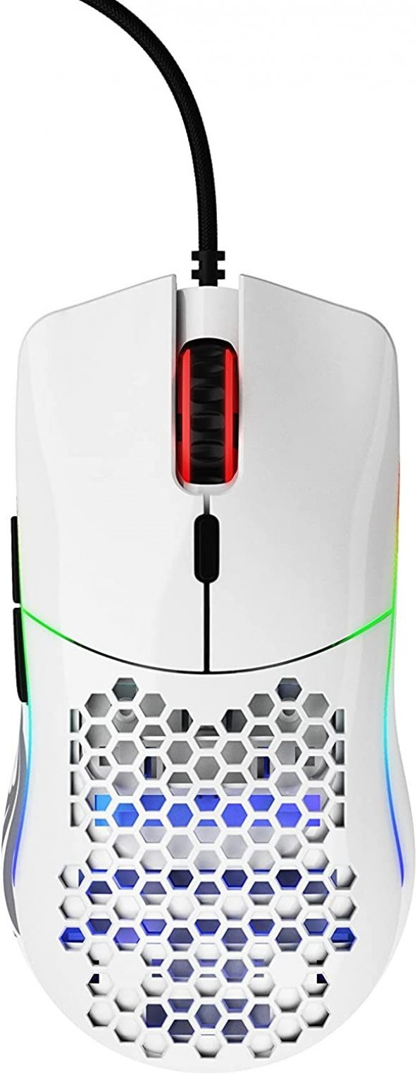 Glorious Model O Mouse Kablolu Parlak Beyaz RGB Oyuncu Mouse GO-Gwhite - 5