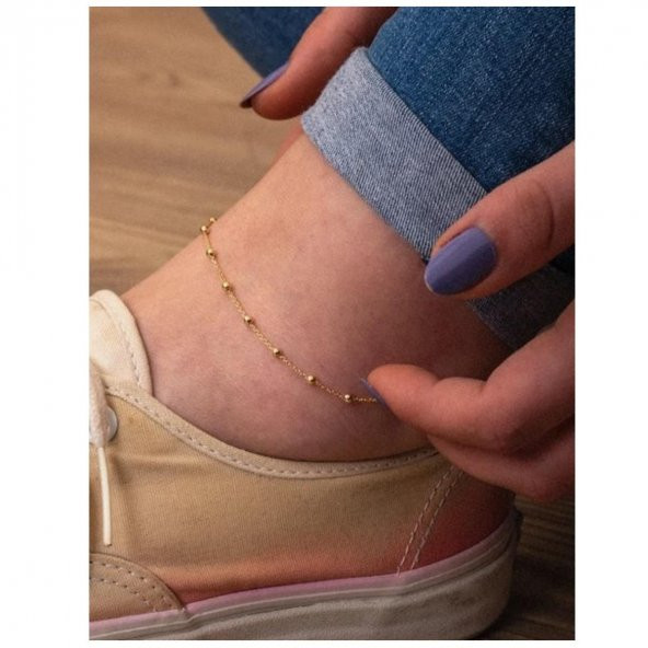 Dorika Top Zincir Kadın Halhal ürün görseli