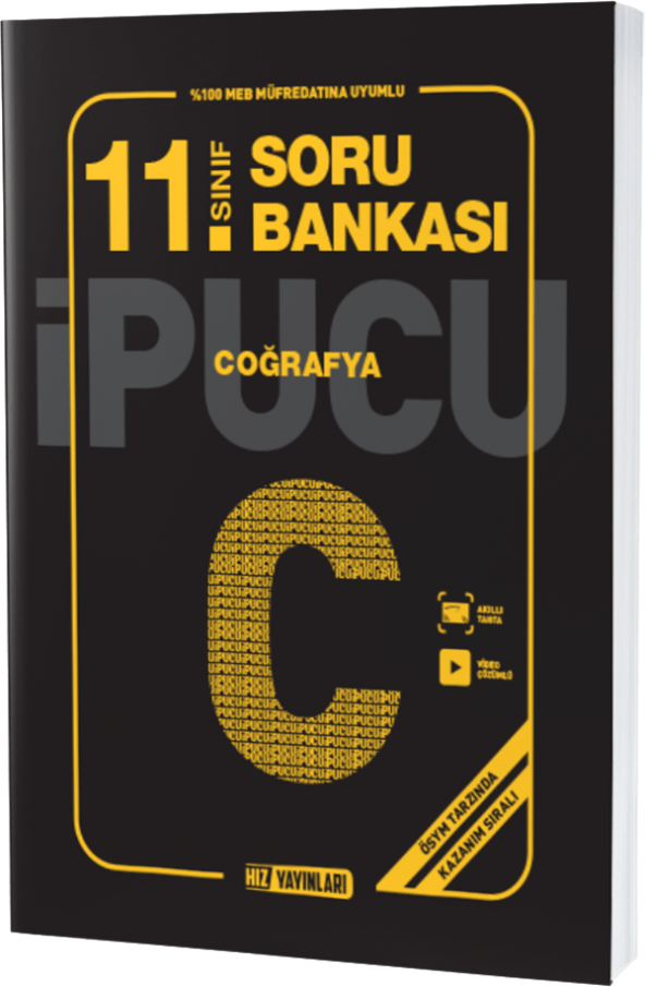 Hız Yayınları 11. SINIF COĞRAFYA SORU BANKASI İPUCU