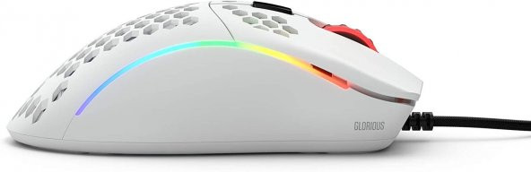 Glorious Model D Kablolu Mat Beyaz Orta/Küçük El RGB Oyuncu Mouse GLO-MS-DM-MW - 4