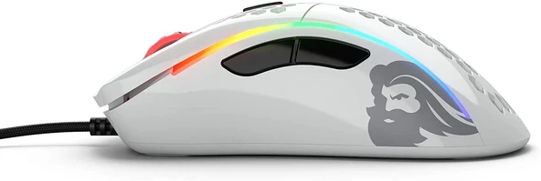 Glorious Model D Kablolu Parlak Beyaz RGB Oyuncu Mouse GD-GWHITE - Resim 5