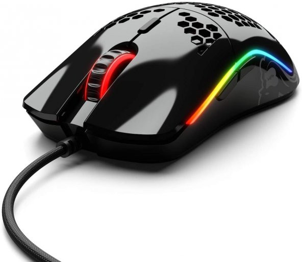Glorious Model D Kablolu Parlak Siyah Orta/Küçük El RGB Oyuncu Mouse GLO-MS-DM-GB