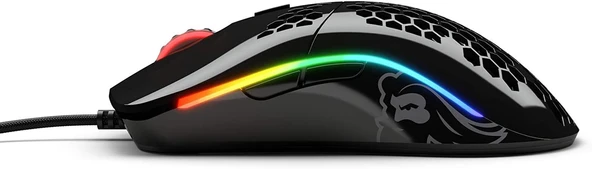 Glorious Model D Kablolu Parlak Siyah Orta/Küçük El RGB Oyuncu Mouse GLO-MS-DM-GB - 5