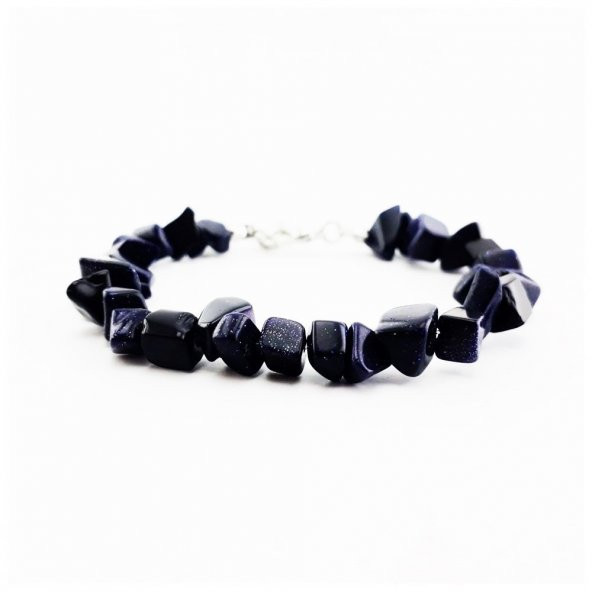 Yıldız Taşı Kadın Doğal Taş Bileklik - 5