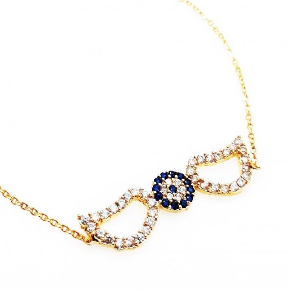 Melek Kanadı Nazar Boncuğu Kadın Bileklik - 3