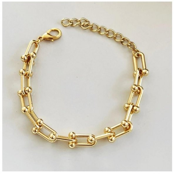 Gold TFNY Kadın Zincir Bileklik