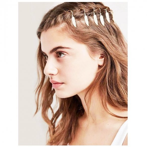 Kadın Tüy Saç Küpesi