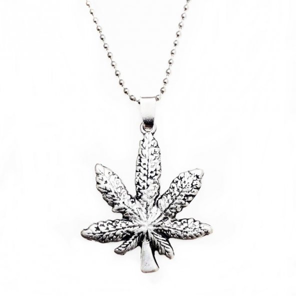 Marijuana Yaprak Erkek Kolye