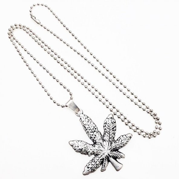 Marijuana Yaprak Erkek Kolye - 3