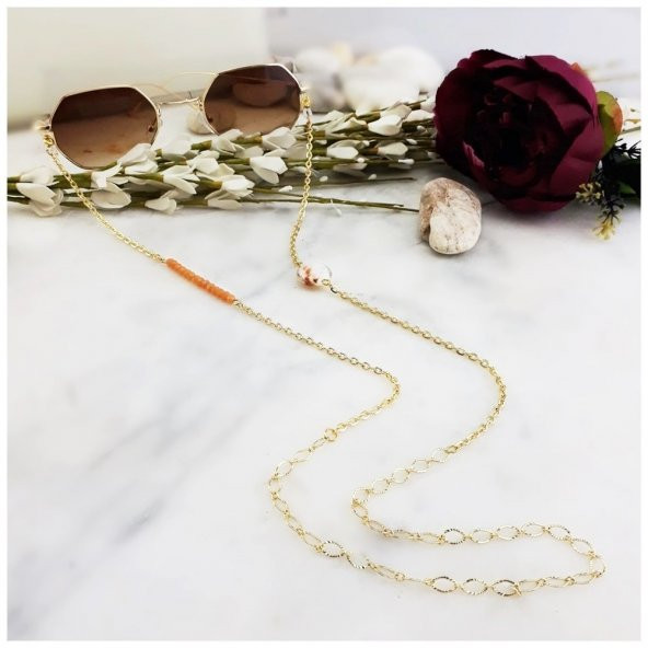 Kristal Taş Kadın Gözlük Zinciri - 3