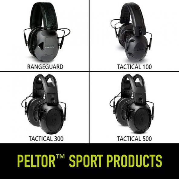Peltor Sport Tactical 100 22dB Elektronik Atış Kulaklığı - 3