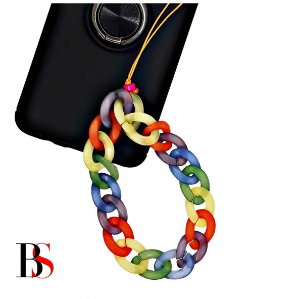 Akrilik Basic Zincir Telefon Askısı - 2