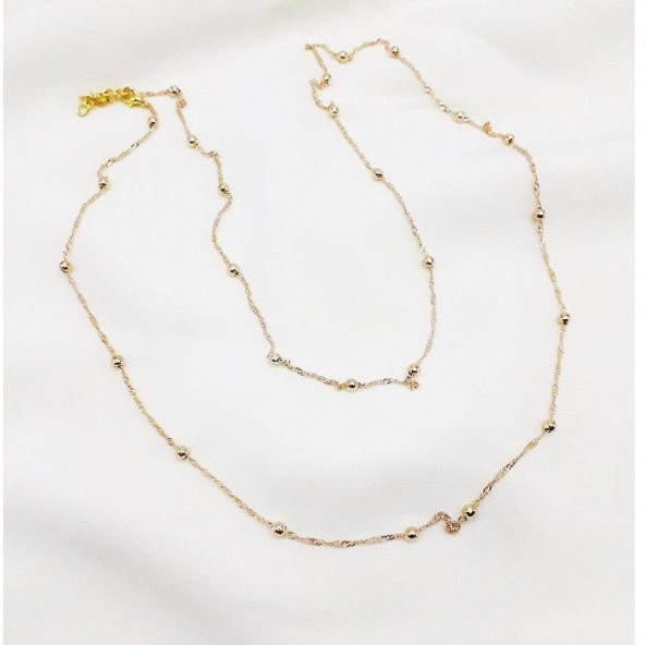 Altın Rengi Top Zincir Bel Zinciri - 2