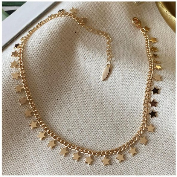 Gold Renk Kadın Yıldız Halhal