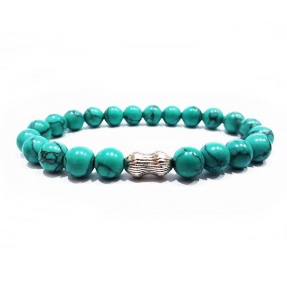 Turkuaz Erkek Doğal Taş Bileklik - 3