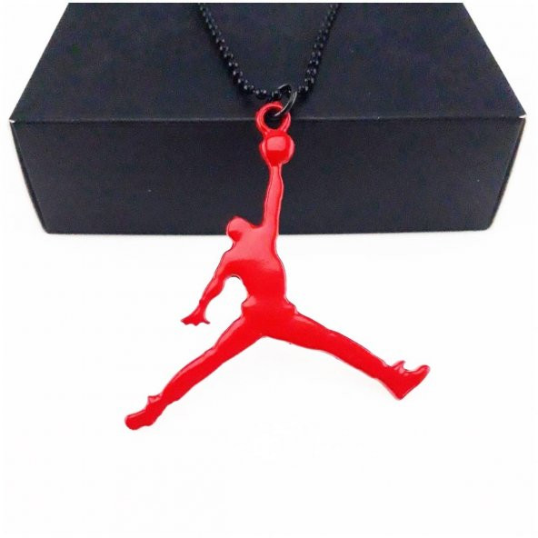 Kırmızı Renk Erkek Slam Dunk A. J. Kolye - 2