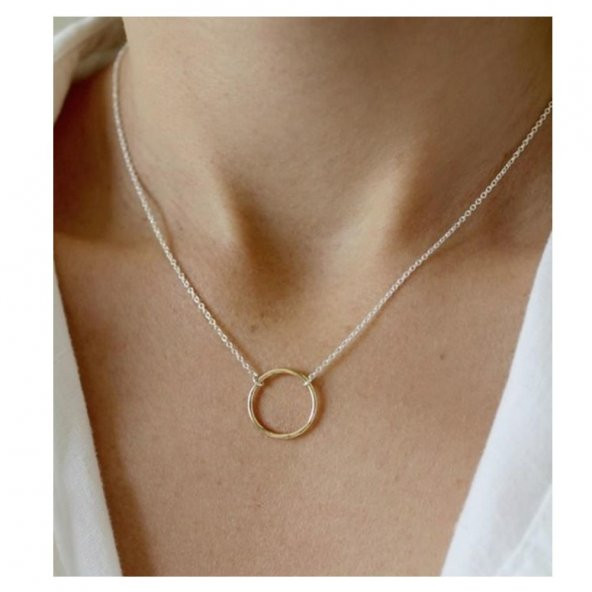 Halka Tasarım Round Kadın Kolye