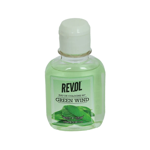 Yeşil Çaylı Kolonya Green Wınd Eau De Cologne 80 Derece 100 ML ürün görseli 1