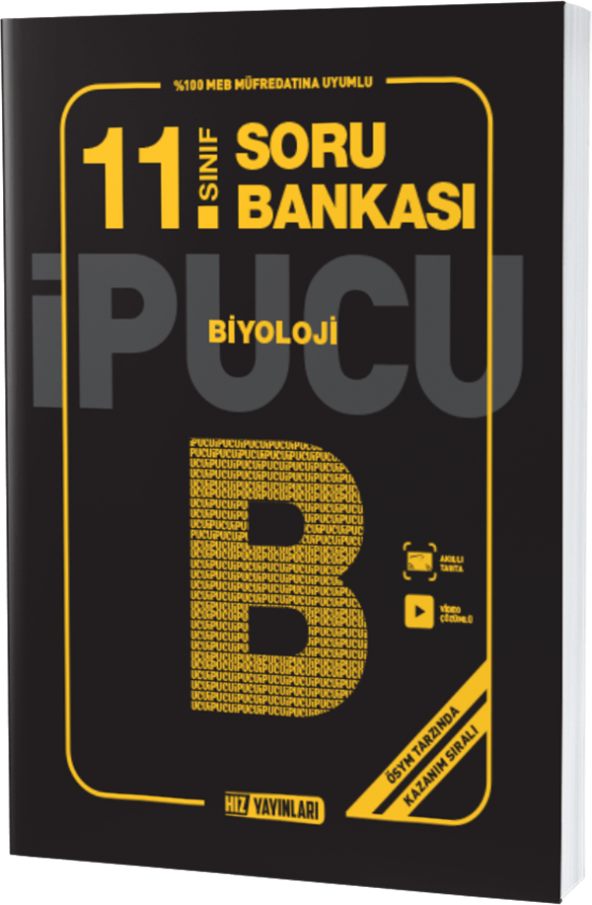 Hız Yayınları 11. SINIF BİYOLOJİ SORU BANKASI İPUCU