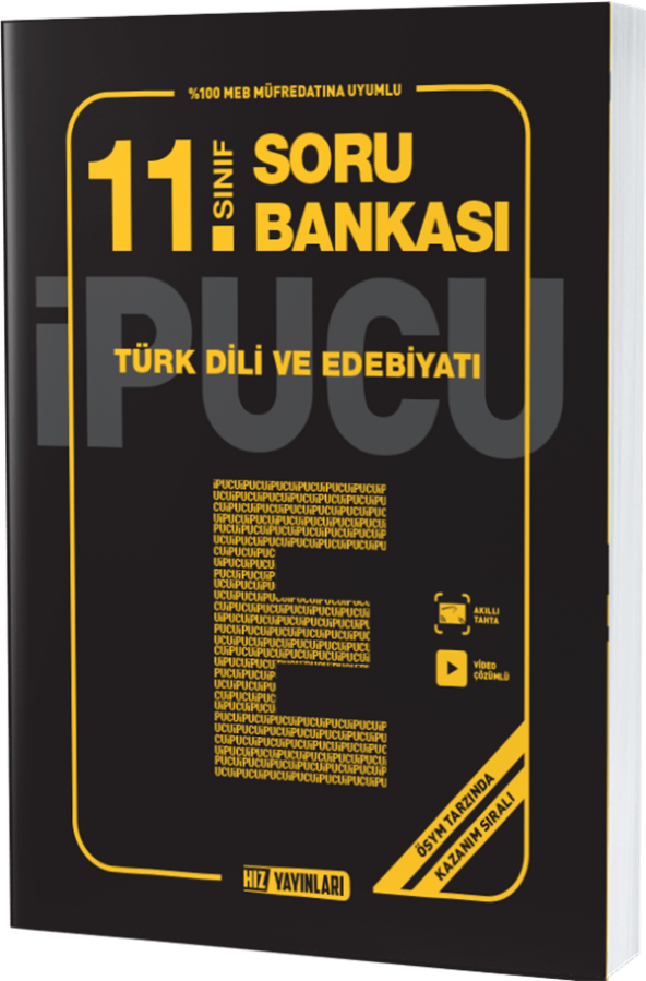 Hız Yayınları 11. SINIF TÜRK DİLİ VE EDEBİYATI SORU BANKASI İPUCU
