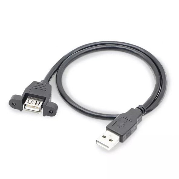 PrimeX PX-1295 1.5 Metre USB Uzatma kablo, USB2.0 Erkek Dişi Kablo, Sabitlenebilir USB Uzatma Kablosu