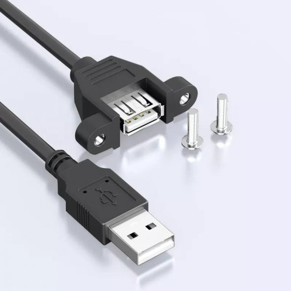 PrimeX PX-1295 1.5 Metre USB Uzatma kablo, USB2.0 Erkek Dişi Kablo, Sabitlenebilir USB Uzatma Kablosu - 2