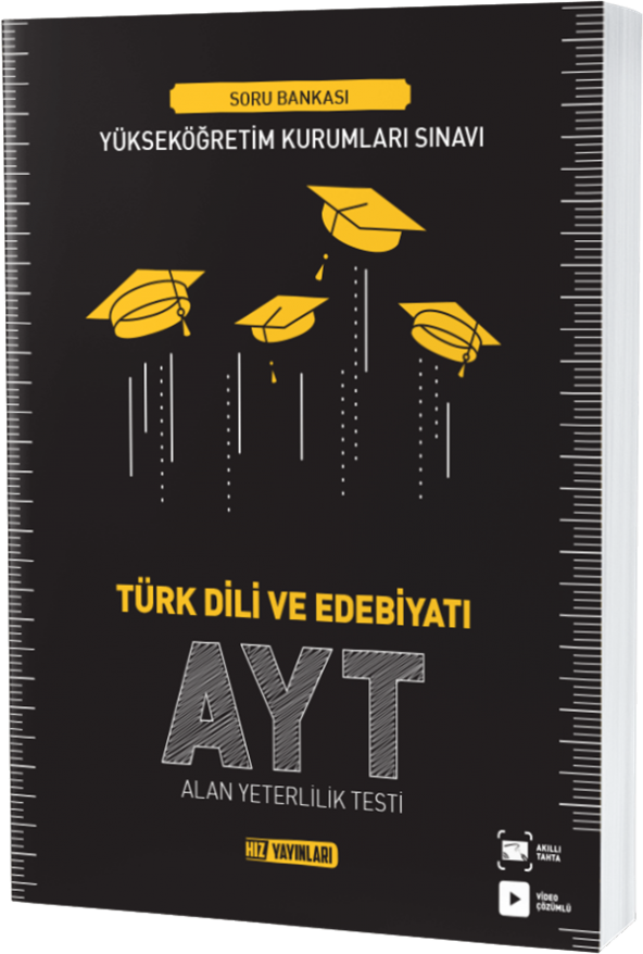 Hız Yayınları AYT TÜRK DİLİ VE EDEBİYATI SORU BANKASI