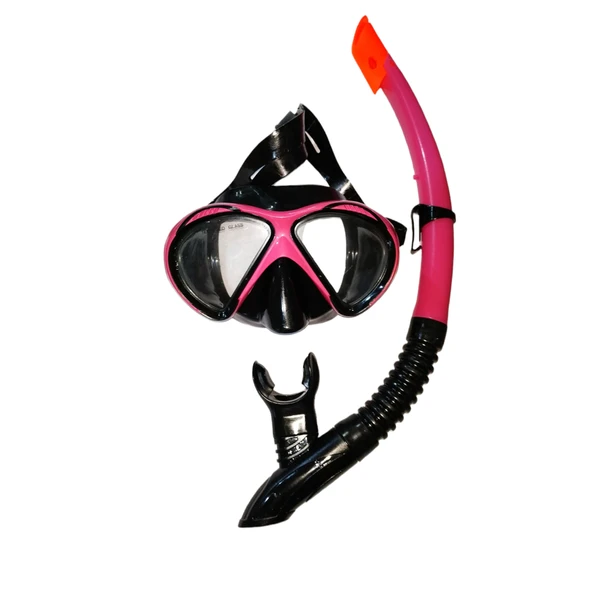 51701-T-BFS PEMBE SİYAH MASKE ŞNORKEL SET - 2
