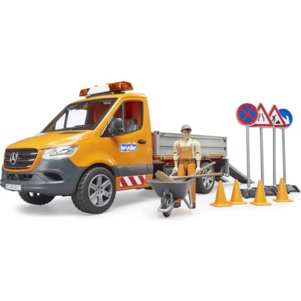 Bruder Mercedes Benz Sprinter Yol Bakım Aracı ve Elemanı 02677 - 4
