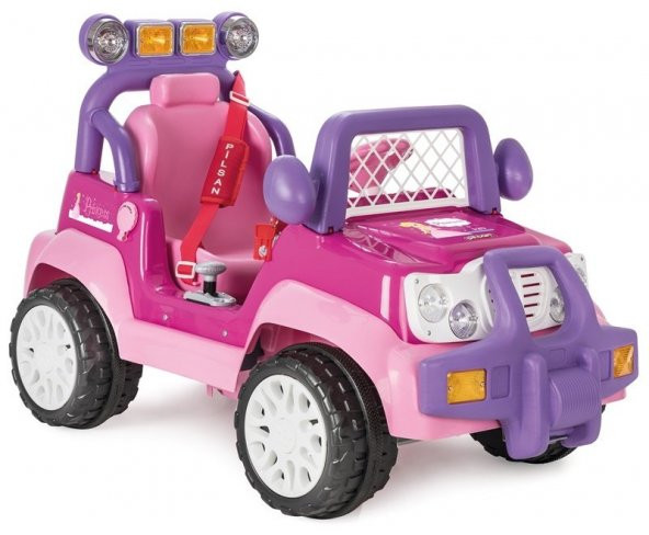 Pilsan Princess Akülü Jeep 12 Volt 05-201 Pembe