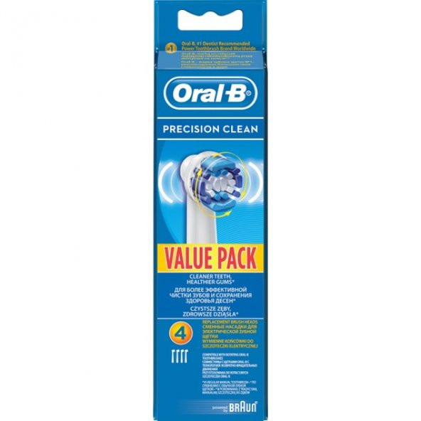 Oral-B Precision Clean 4lü Şarjlı Diş Fırçası Yedek Başlığı - 2