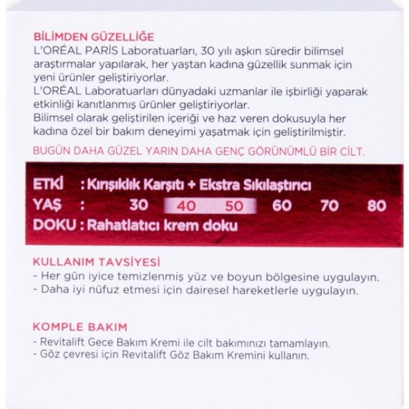 LOreal Paris Revitalift Yaşlanma Karşıtı Gündüz Bakım Kremi - 5