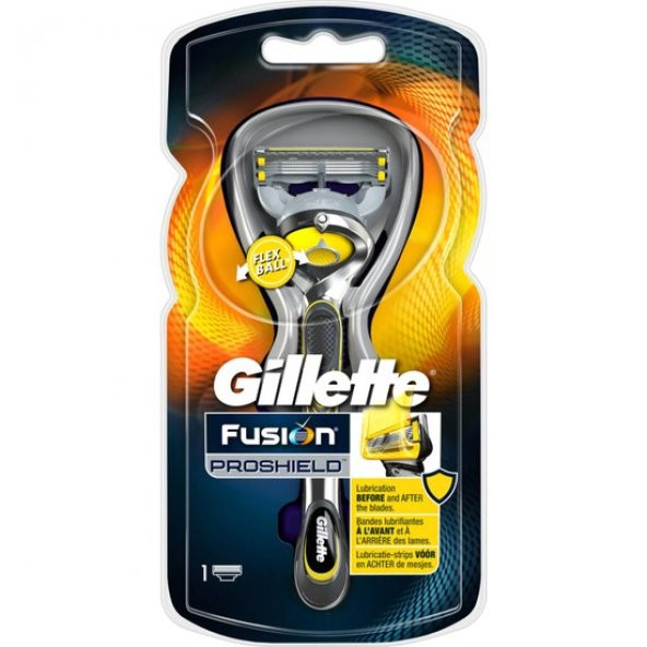 Gillette Fusion Proshield Tıraş Makinesi Flexball Fusion Sarı