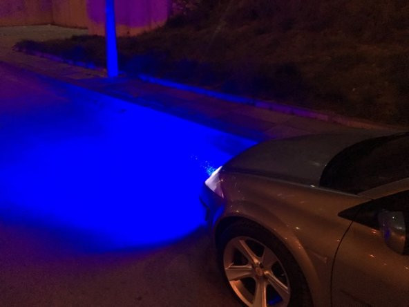 H8 DELİ MAVİ 10oto Led Xenon 9000 LÜMEN şimşek etkili