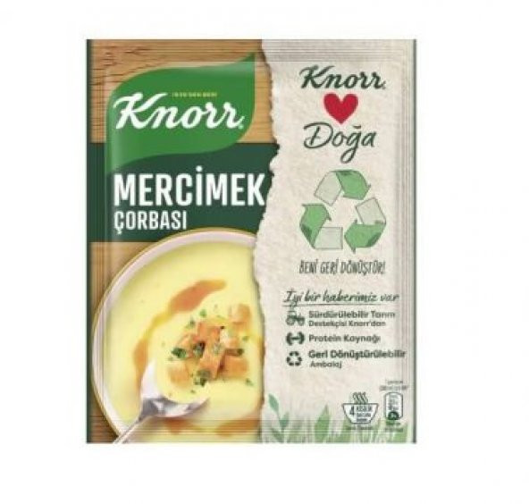 Knorr Süzme Mercimek Çorbası 76 gr