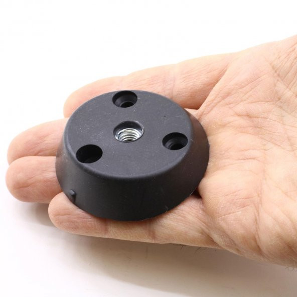 Mobilya Masa Sehpa Ayağı Bağlantı Aparatı Açılı Dereceli Ayak Tabanı Siyah (4 ADET) - 5