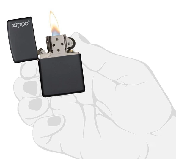 Zippo Çakmak 218ZL Black Matte - 4