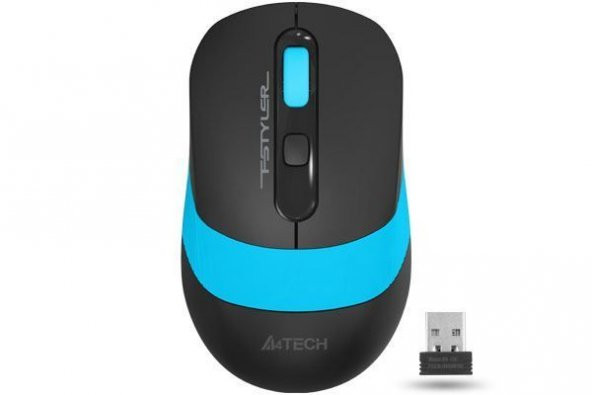 FG10-MAVI FG10 Kablosuz Optik Nano 2000DPI Siyah Mavi Mouse - 2