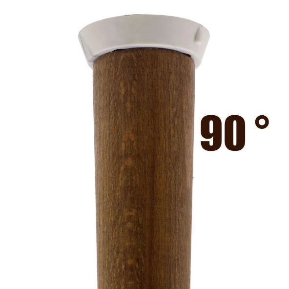 Mobilya Masa Sehpa Ayağı Bağlantı Aparatı Düz Ayak Tabanı Beyaz - 5