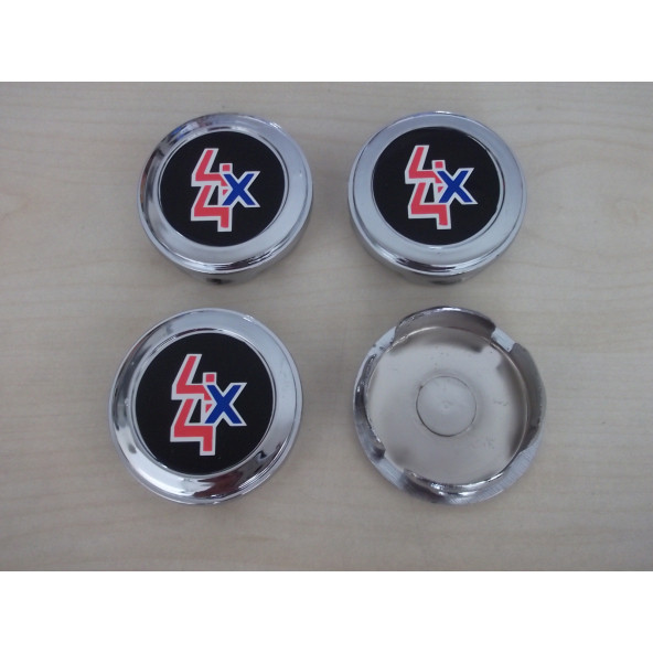 4X4 JANT GÖBEĞİ 6cm NİKELAJ KAPLAMA TAKIM FİYATI (FİAT TOFAŞ JANT GÖBEĞİ) 4X4 Jant logosu, 4X4 jant arması - 2