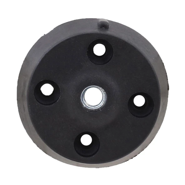 Mobilya Masa Sehpa Ayağı Bağlantı Aparatı Düz Ayak Tabanı Siyah - 2