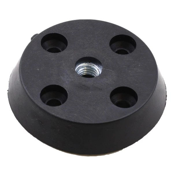 Mobilya Masa Sehpa Ayağı Bağlantı Aparatı Düz Ayak Tabanı Siyah (4 ADET) - 3