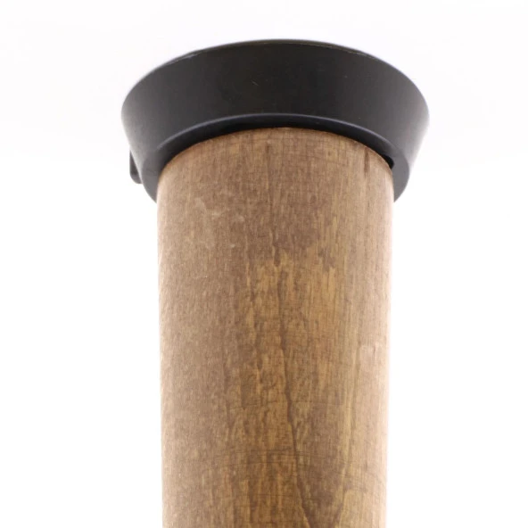 Mobilya Masa Sehpa Ayağı Bağlantı Aparatı Düz Ayak Tabanı Siyah (4 ADET) - 4